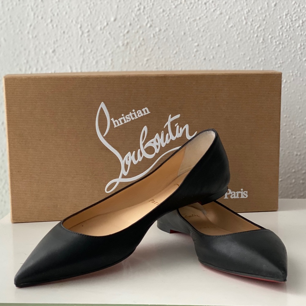 Christian Louboutin Black Ballerina flats